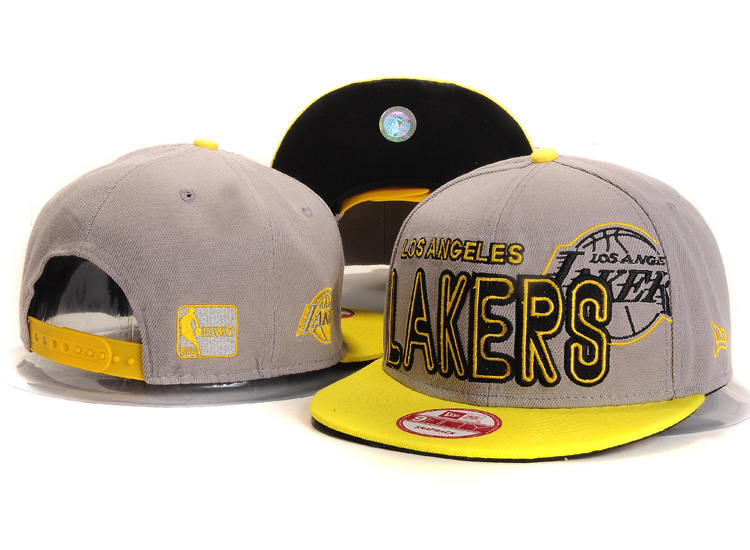 NBA Los Angeles Lakers NE Snapback Hat #101